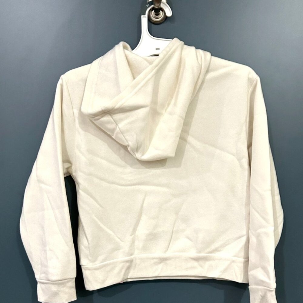 NWT Girls' Disney Bambi and Thumper Hooded Fleece Sweatshirt - Ivory MSRP $20 - Picture 3 of 6